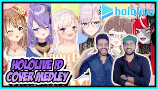 HOLOLIVE - INDONESIAN FOLK MUSIC MEDLEY REACTION (HOLOLIVE ID COVER MEDLEY)