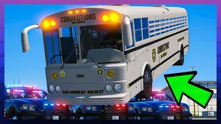 GTA 5 Roleplay | RedlineRP | Flying Bus Destroys COPS!   #625