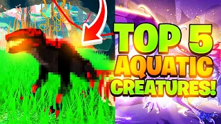 Top 5 Aquatic Creatures in Creatures of Sonaria | Roblox COS