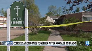 Portage congregation prays after tornado