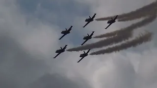 Breitling Jet Team Formation Flying HD Sanicole Airshow 2017