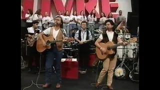 Chitãozinho & Xororó no Programa Livre - SBT - com Serginho Groisman - 1997