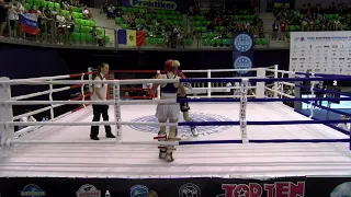 Krystina Nikifarava v Stefania Tataru WAKO European Championships 2019