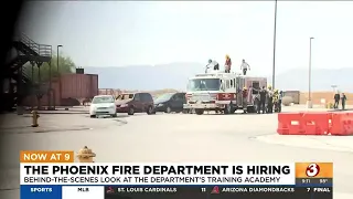 Phoenix Fire training academy preparing new firefighters