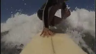 My first time using GoPro while surfing