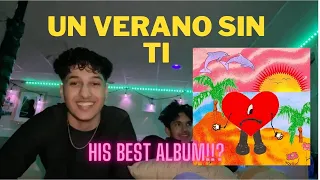 Bad Bunny - UN VERANO SIN TI ALBUM REACTION/REVIEW (Reacción Revisión)
