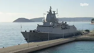 Fregata Ratne mornarice Kraljevine Norveške HNoMS "Fridtjof Nansen" u Splitu