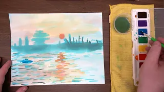 Impression Sunrise - Paint Fast Like Claude Monet