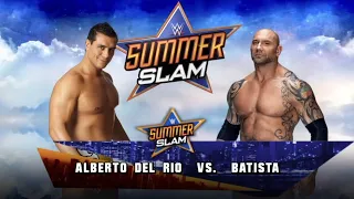 Alberto Del Rio vs Batista (SummerSlam 2014: Singles Match | Roster Reveal Series | #wwe2k23