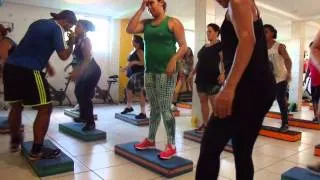 Aula de step,Com Prof: Robson Na Academia Oxigenio 17/09/2014