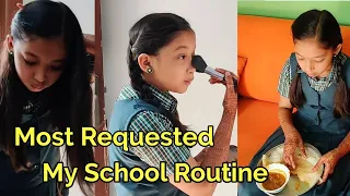 My School Routine|most requested video 🥰|kannan❤️bhagavathy |Akshaya 🥰