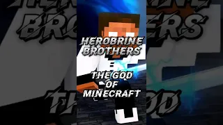 Herobrine Brothers 🔥 The God Of Minecraft 😈 [ Fairytale Edit ] #zakiexdgaming #shorts #fairytail