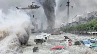 Super Typhoon Doksuri hits China! Crazy Storm destroys everything in its path in China