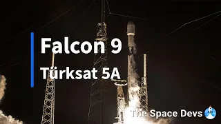 Falcon 9 Türksat 5A Full flight