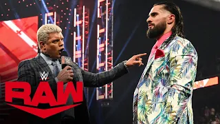 Cody Rhodes crashes Seth “Freakin” Rollins Appreciation Night: Raw, May 2, 2022