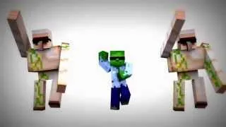 Gangnam style minecraft.