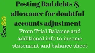 Bad Debts & Allowance For  Doubtful Accounts (Provision for bad debts) In Financial Statements