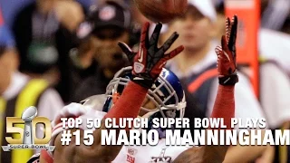 #15: Mario Manningham's Incredible Sideline Catch in Super Bowl XLVI | Top 50 Clutch SB Plays