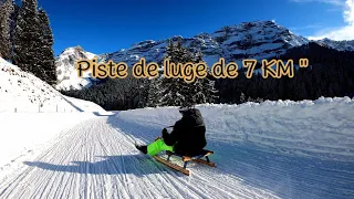 EP.43 Les Diablerets |  Piste de luge de 7 KM 🇨🇭⛷