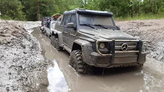 TRX-6 Mercedes-Benz G 63 AMG 6x6 Trx4 Defender Toyota Land Cruiser 4x4 Offroad Fun Muding RC Cars