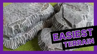 Easy Rock HILLS Tutorial ⚔️Wargaming & DnD Terrain