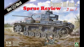 Das Werk 1/16 Panzer III Ausf.J Sprue review