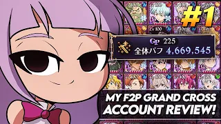 My F2P JP Grand Cross Monthly Account Review #1 (Account Review) Seven Deadly Sins Grand Cross