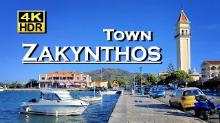 Zakynthos Town, Greece  in 4K video HDR ( UHD ) Dolby Atmos 💖 The best places 👀  , walking tour