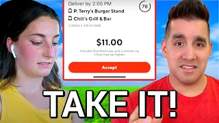 New DoorDash Dasher Chooses The WRONG Order! | First Shift