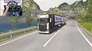 Scania S730 - Double-trailer | Euro Truck Simulator 2 | Logitech g29 gameplay