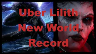 New World Record Uber Lilith kill at 76 Seconds as Druid