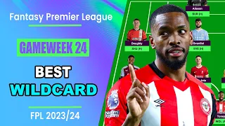 FPL Gameweek 24: BEST WILDCARD TEAM | Fantasy Premier League Tips 2023/24