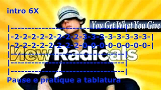 Cifra, Letra e Musica - New Radicals - You Get What You Give