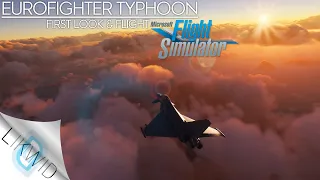 Eurofighter Typhoon - Microsoft Flight Sim 2020 FIRST FLIGHT HYPE!