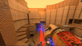 QUAKE 2 RTX | David vs PURRI | 2019 | friendly match on q2dm1 (The Edge) | #Q2RTX