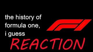 the entire history of formula one, i guess (Reaction)