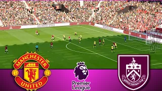 Manchester United vs Burnley | Premier League 2023-24 | Watch Along & efootball Gameplay