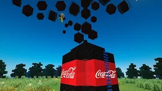10 000 ЛИТРОВ КОКА-КОЛЫ + МЕНТОС В МАЙНКРАФТЕ! БЕЗ МОДОВ! / 10 000 liters of Coca-Cola in MINECRAFT