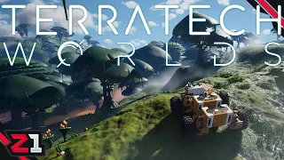 Exploring A NEW WORLD, Fighting For Parts, And Building A Base ! Terratech Worlds [E1]