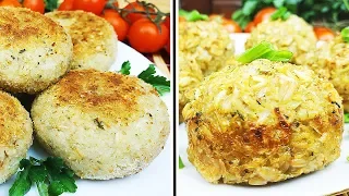 2 options of lean delicious cauliflower cutlets