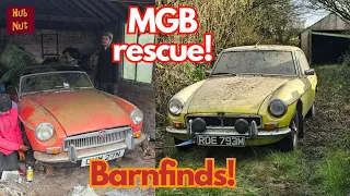 MGB Barnfind Rescue! Will they roll after 22 years?