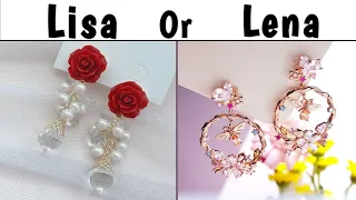 LISA OR LENA #10 ( Trending Earrings )