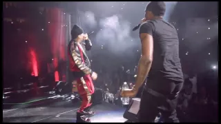 French Montana Coke Boys TV  Performs With Meek Mill   Nicki Minaj At Philly Powerfest + Jada