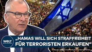 KRIEG IN ISRAEL: "Druck muss auf der Hamas lasten"– Volker Beck fordert schnellen Geiseldeal