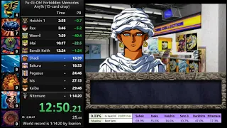 Yu-Gi-Oh! Forbidden Memories 15-card speedrun in 1:12:39