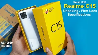 Realme C15 Unboxing / First Look | Realme C15 Unboxing And Overview
