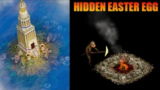 The Monkey Easter Egg at the Title Screen of Age of Mythology