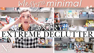 THE MOST EMBARRASSING ROOM IN MY HOUSE! 🙈Extreme Pantry De-Clutter With Me | Messy To Minimal Ep 5