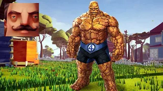 Hello Neighbor - My New Neighbor Thing Fantastic Four Act 1 Gameplay Walkthrough