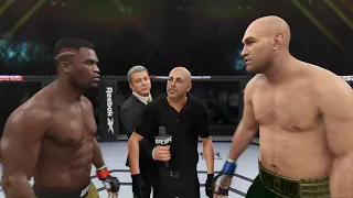 Francis Ngannou vs. Tyson Fury - EA Sports UFC 4 - Boxing Stars 🥊